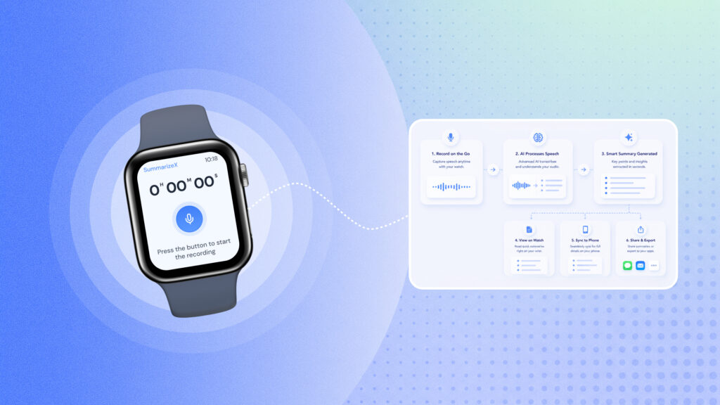 Apple Watch to record in-person meetings